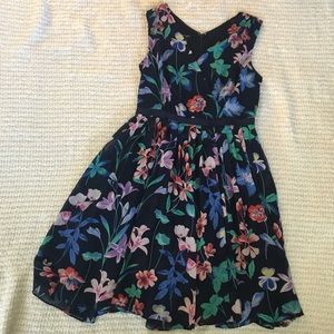 Talbots A-line floral dress